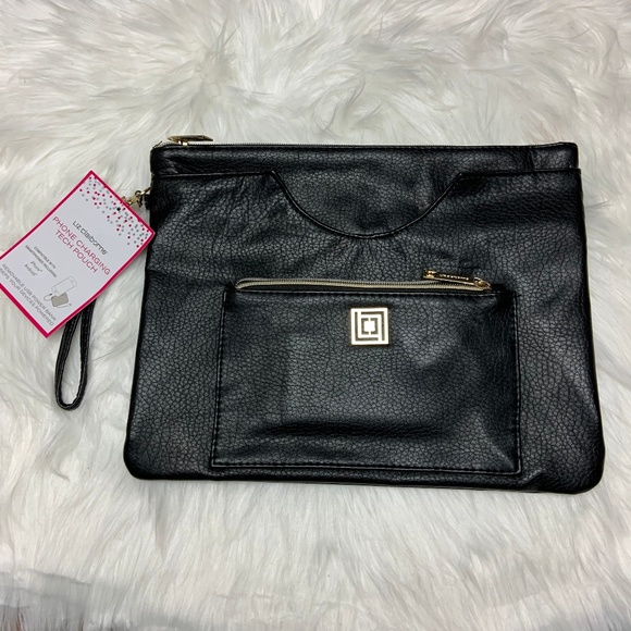 Liz Claiborne Phone Charging Tech Pouch Clutch - Picture 1 of 7